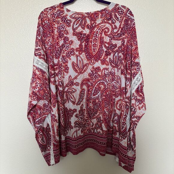 Susan Graver Womens XL Scarf Top Blouse Poncho - Picture 6 of 6